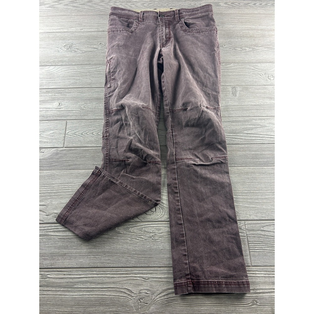 Columbia Pants Mens 42 Brown Straight Fit Cotton Stretch Utility Hiking
